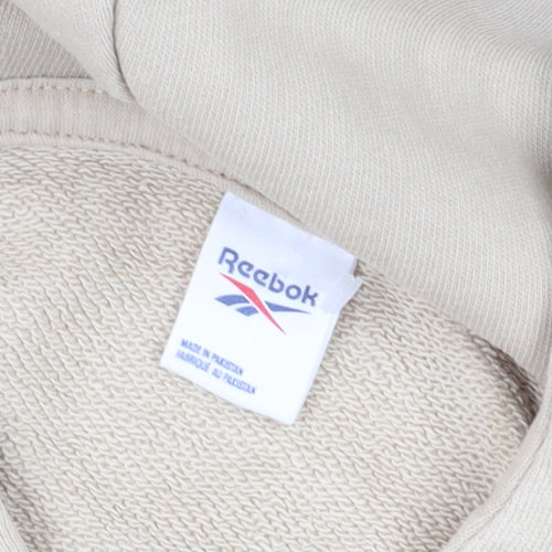 Reebok Men's Beige Pullover Hoodie S