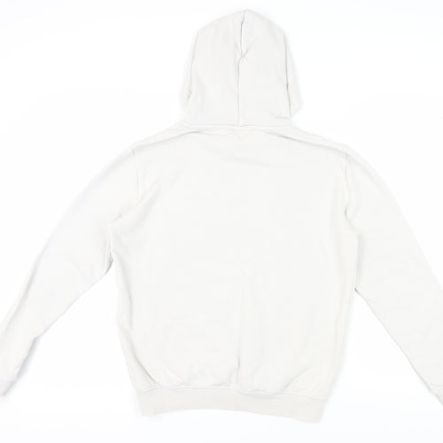 Champion Men's White Pullover Hoodie, Size S