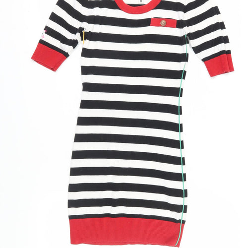 Henry Cottons Women's Striped Vintage Shift Dress Size 0