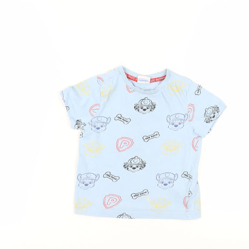 Paw Patrol Boys Blue Graphic T-Shirt 3-4Y Casual