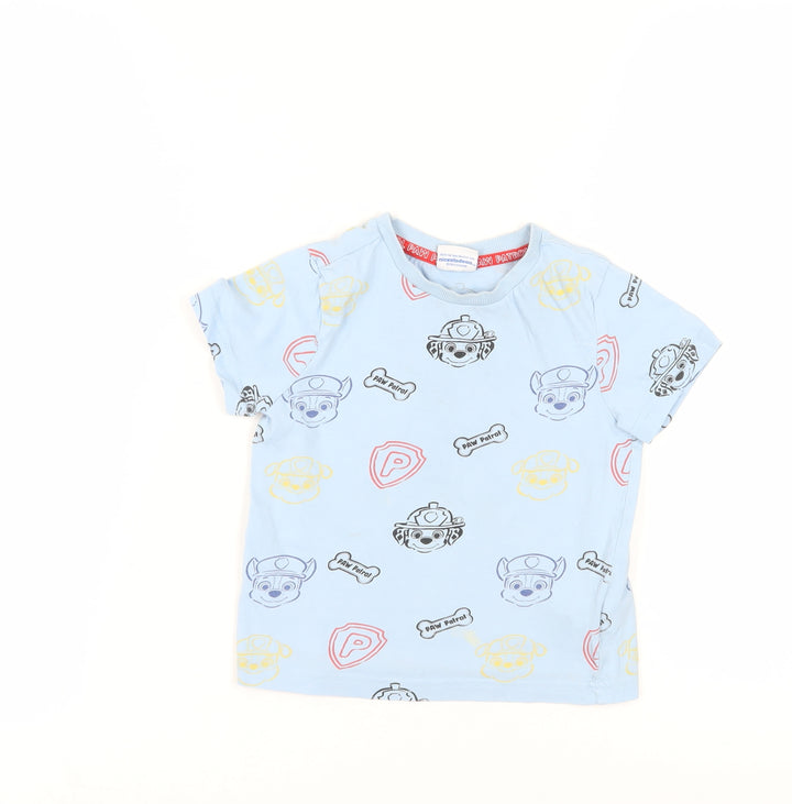 Paw Patrol Boys Blue Graphic T-Shirt 3-4Y Casual