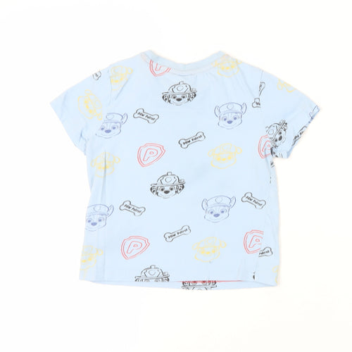 Paw Patrol Boys Blue Graphic T-Shirt 3-4Y Casual