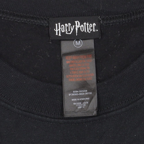 Harry Potter Unisex Black M Gryffindor Sweatshirt