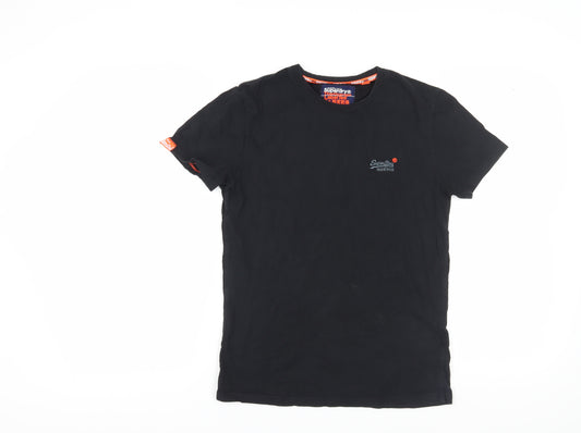 Superdry Men's Black Medium Crew Neck T-Shirt