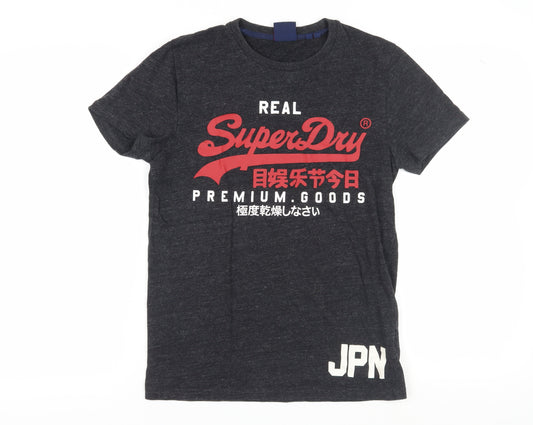 Superdry Men's Black Graphic Print T-Shirt M