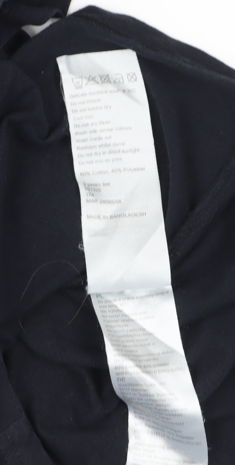 Mountain Warehouse Men's Black Graphic T-Shirt - Size S