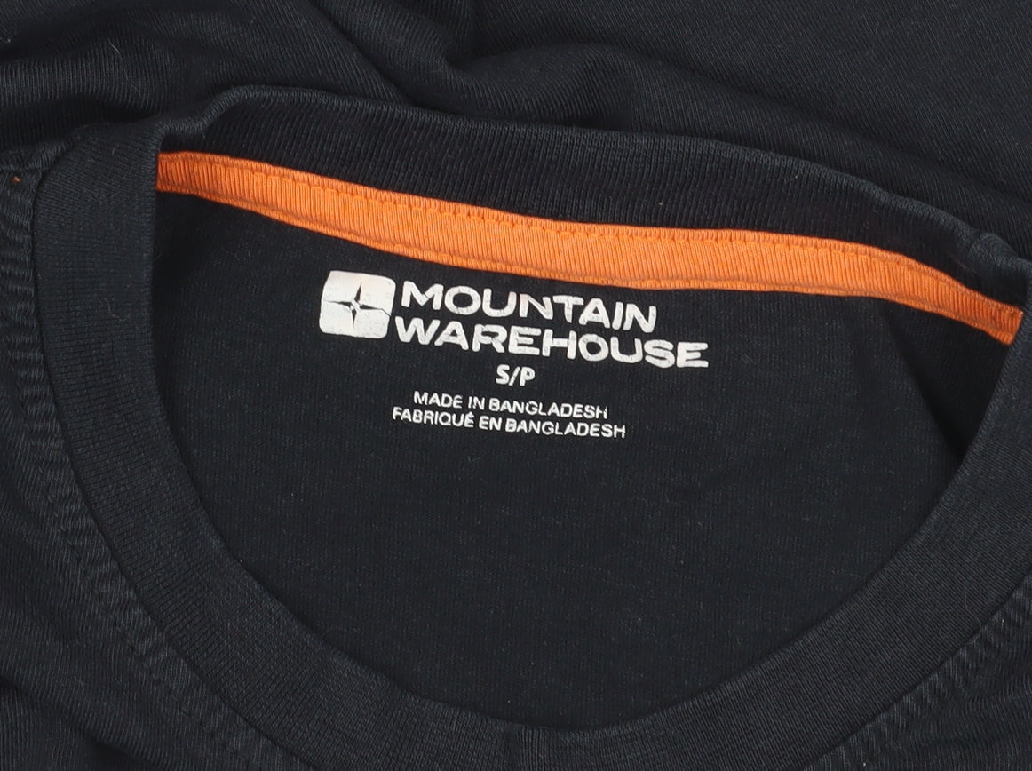 Mountain Warehouse Men's Black Graphic T-Shirt - Size S