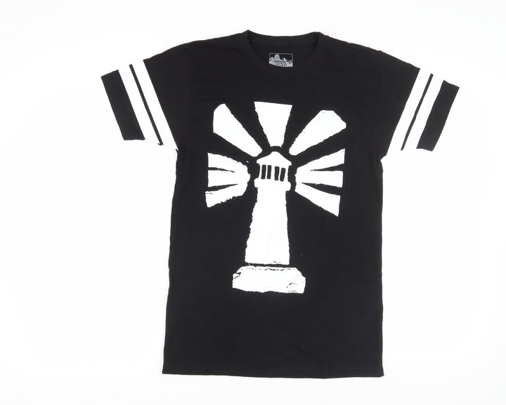 Sumerian Men's Black Graphic Print T-Shirt (S)