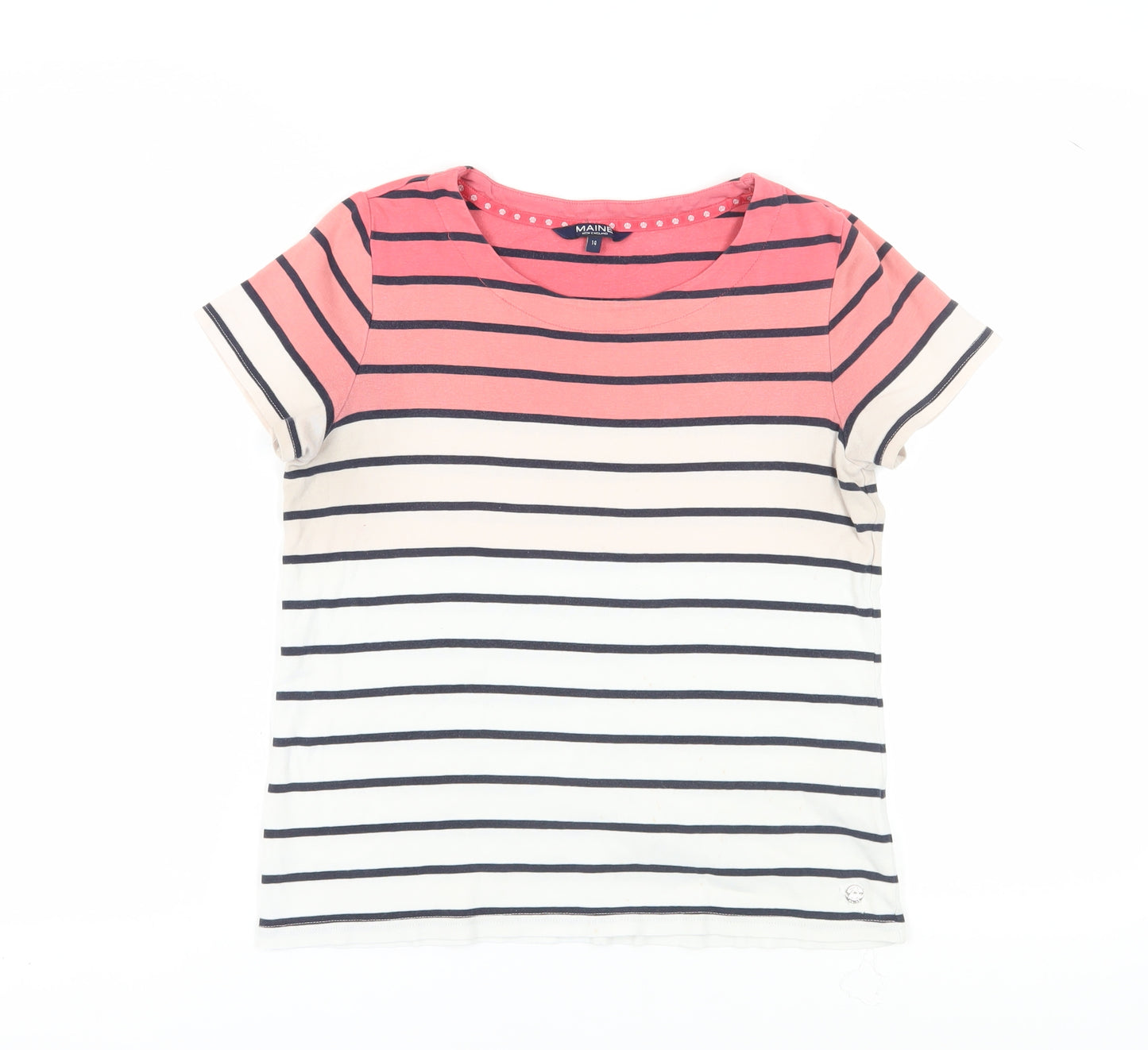 Maine New England Women's Multicoloured T-Shirt Size 14