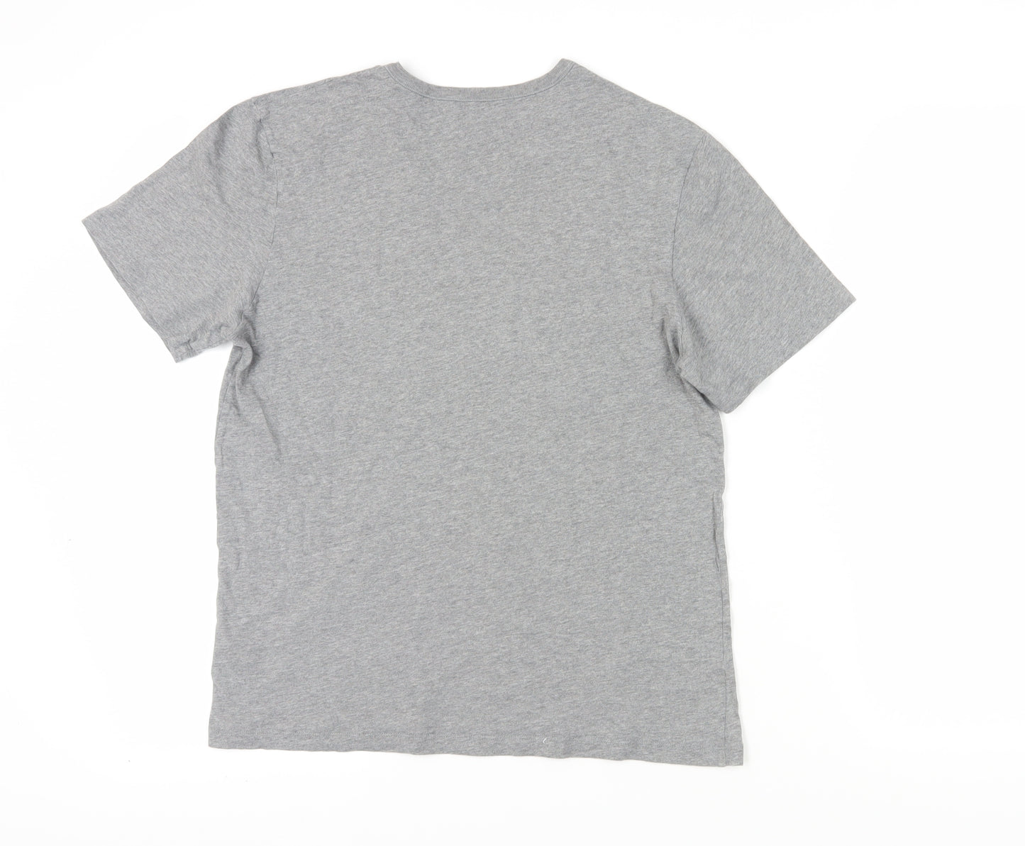 Hugo Boss Men's Grey Cotton T-Shirt Medium