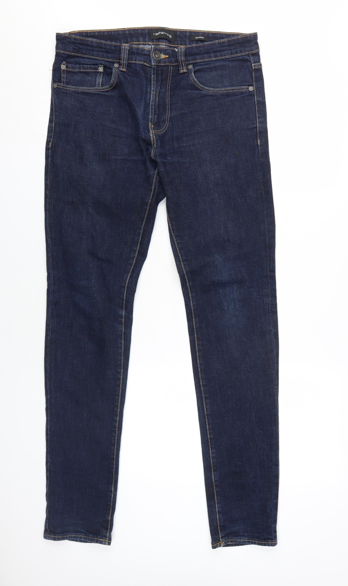 Red Herring Men's Blue Skinny Jeans Size 32L