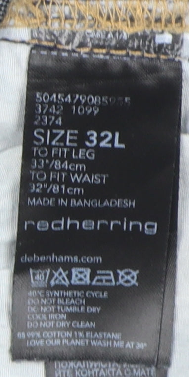 Red Herring Men's Blue Skinny Jeans Size 32L