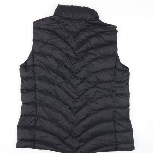 Marks and Spencer Women's Black Puffer Waistcoat Size 14