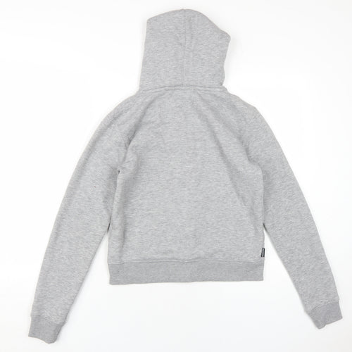 Gym King Unisex Kids Grey Full Zip Hoodie 10 Years
