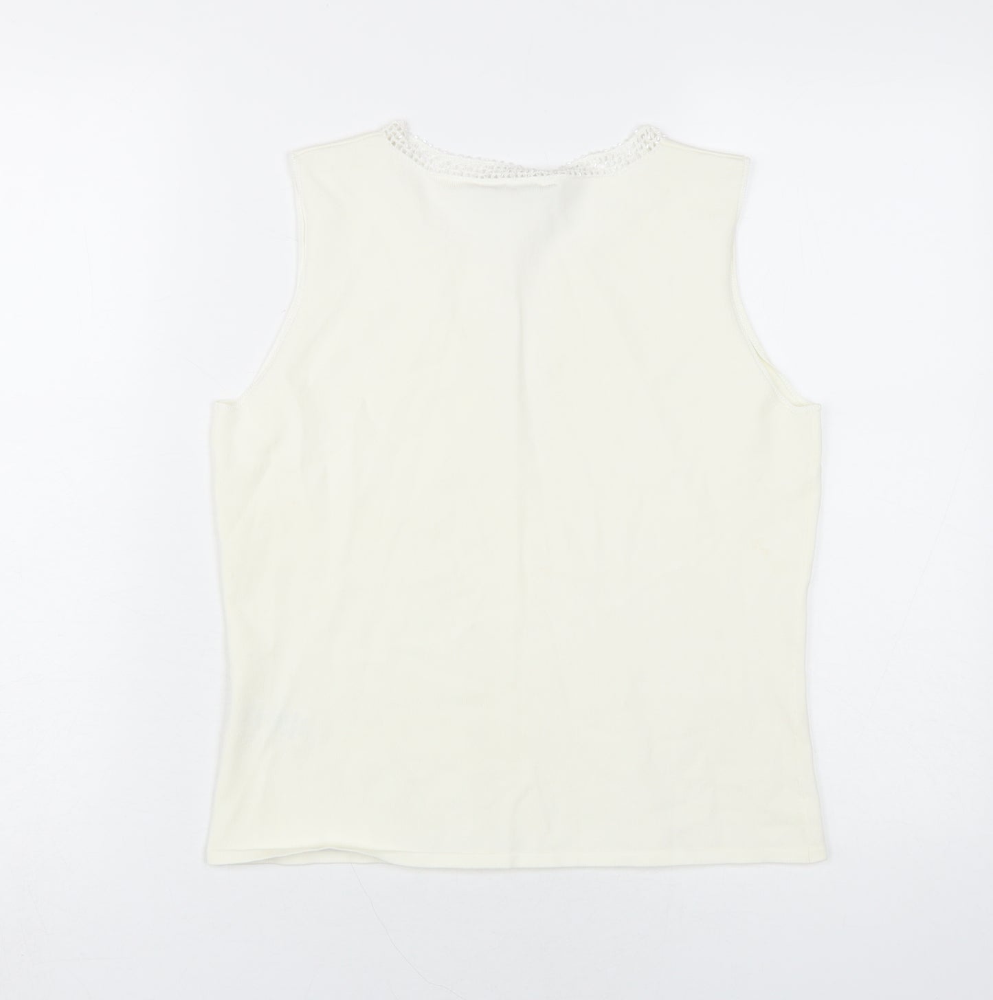 J.Taylor Women’s Ivory Tank Size 14