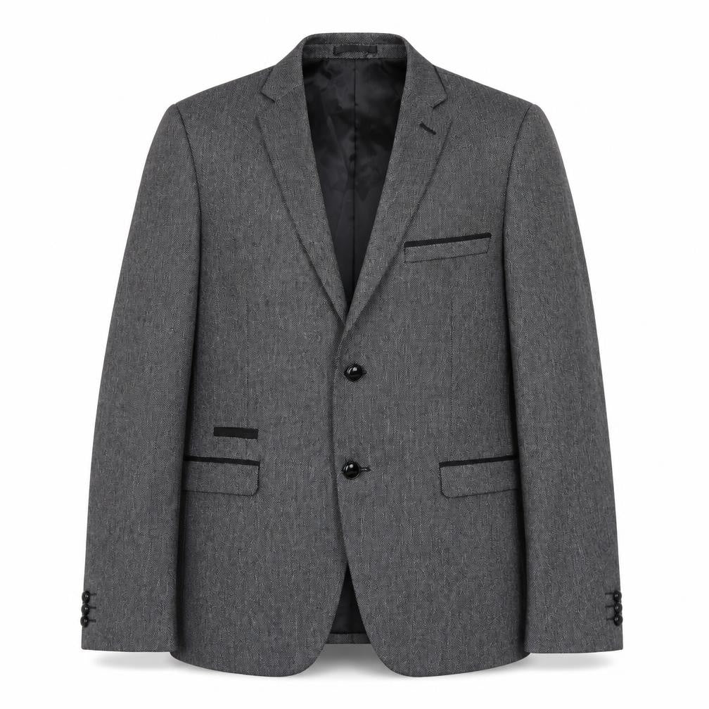 Front view of The Grateful Thread Grey Men's Blazer 42R Formal
