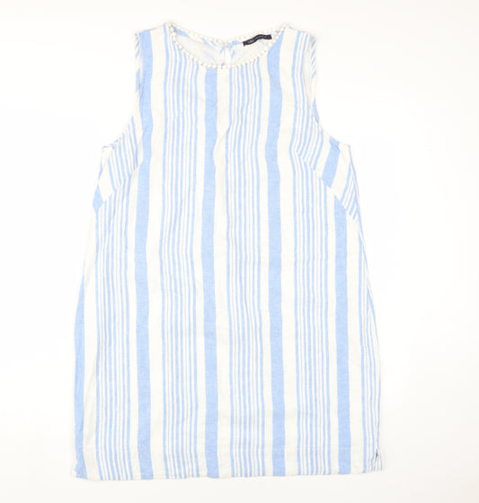 Marks and Spencer Women's Striped Shift Dress, Size 16