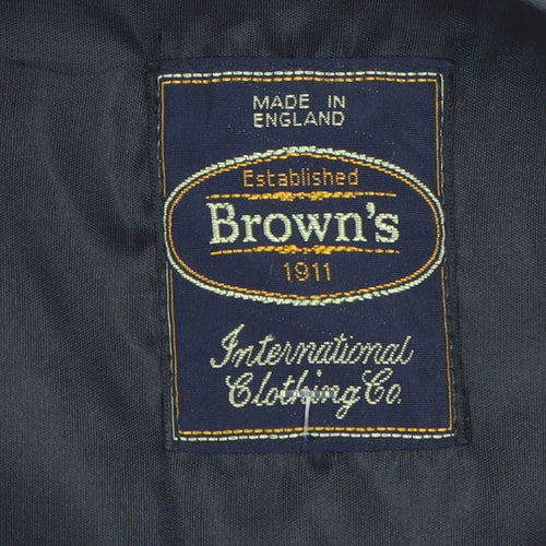 Brown's Men's Multicoloured Paisley Waistcoat M