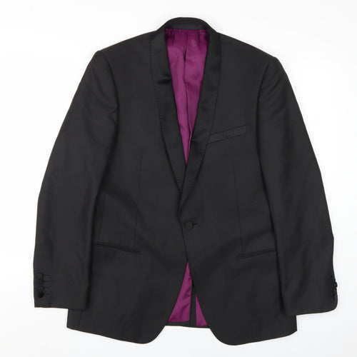 Marks and Spencer Men's Black Suit Jacket 40R