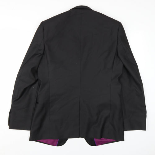 Marks and Spencer Men's Black Suit Jacket 40R