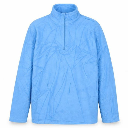 Decathlon Boys Blue Fleece 1/2 Zip Sweatshirt 12 Years