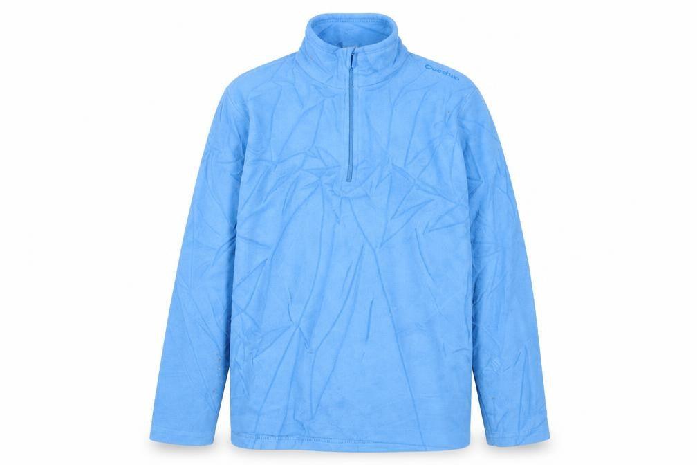 Decathlon Boys Blue Fleece 1/2 Zip Sweatshirt 12 Years
