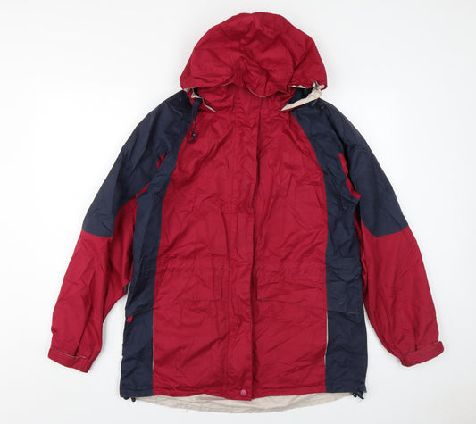 Peter Storm Women's Red Parka Jacket Size 14