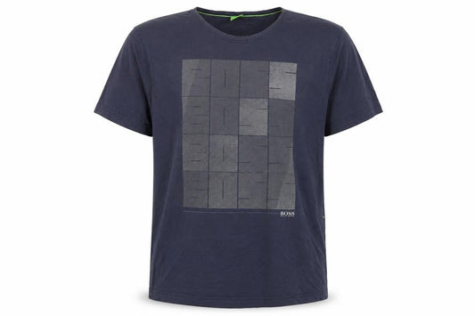 Front view of Hugo Boss Men's Black XL Graphic T-Shirt