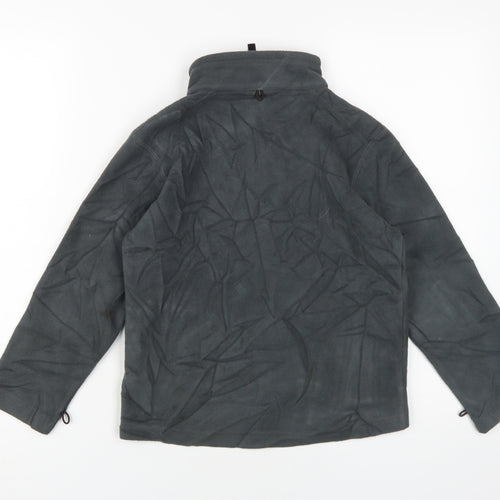 TOG24 Boys Grey Fleece Jacket Long Sleeve Size 12