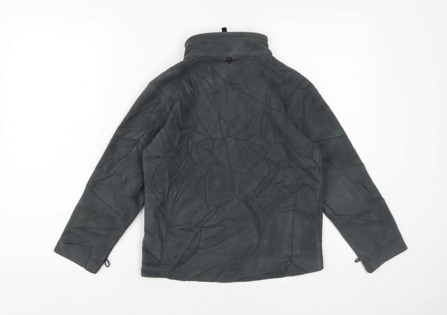 TOG24 Boys Grey Fleece Jacket Long Sleeve Size 12