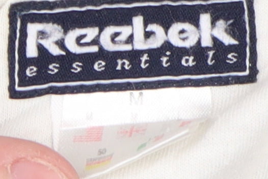 Reebok Men's White Medium Windbreaker Jacket