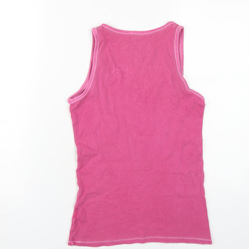 Fat Face Women's Pink Tank Top - Size 12 Regular Fit