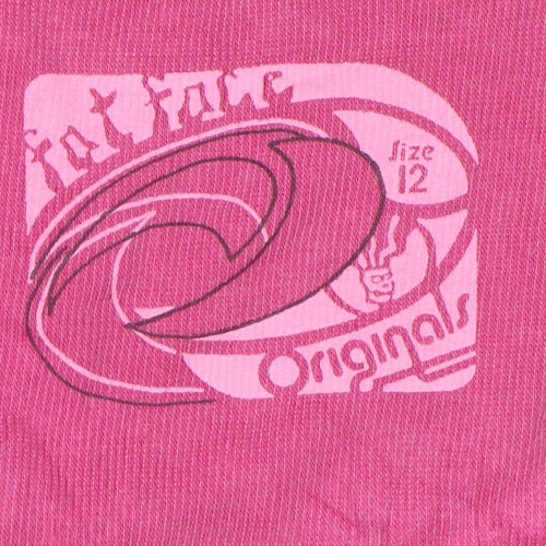 Fat Face Women's Pink Tank Top - Size 12 Regular Fit