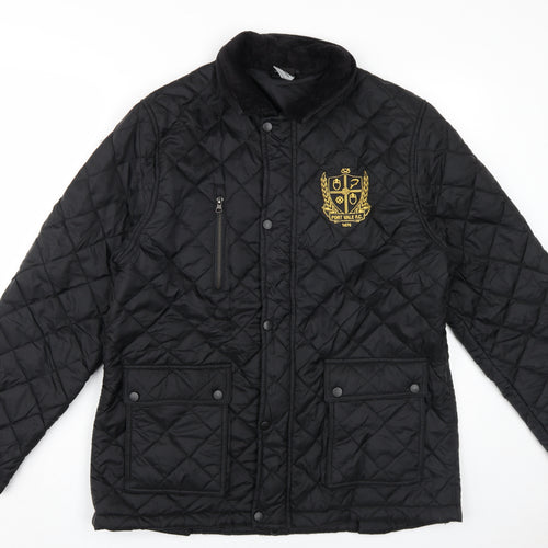 Result Men's Black Quilted Sports Jacket M