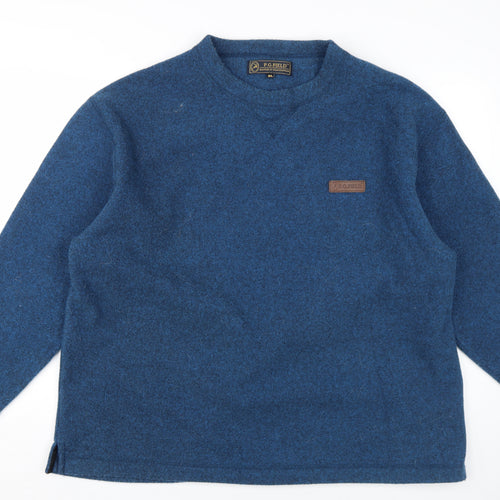 P.G. Field Men's Blue XL Pullover Sweatshirt
