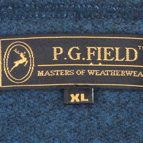 P.G. Field Men's Blue XL Pullover Sweatshirt