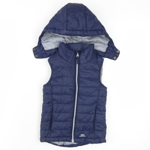 Trespass Boys Blue Puffer Jacket 2-3 Years Hooded