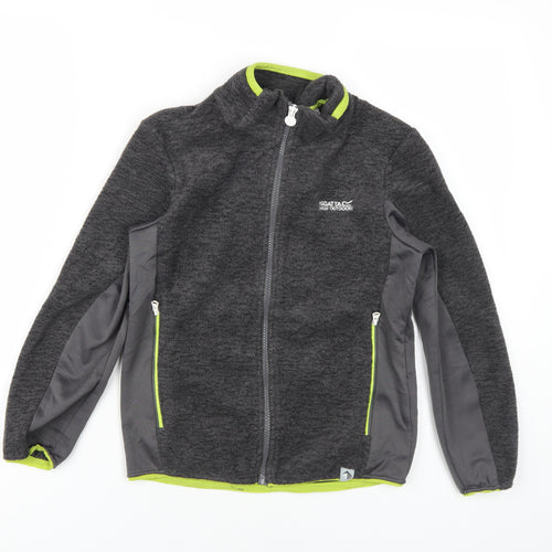 Regatta Boys Grey Track Jacket 9-10 Years Outdoor Zip