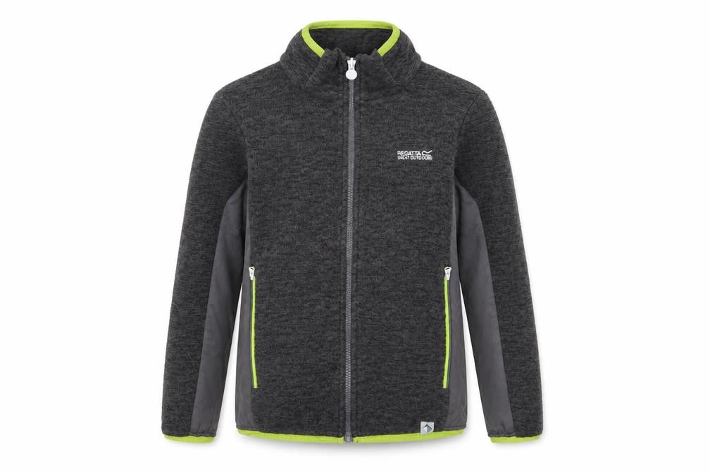 Regatta Boys Grey Track Jacket 9-10 Years Outdoor Zip