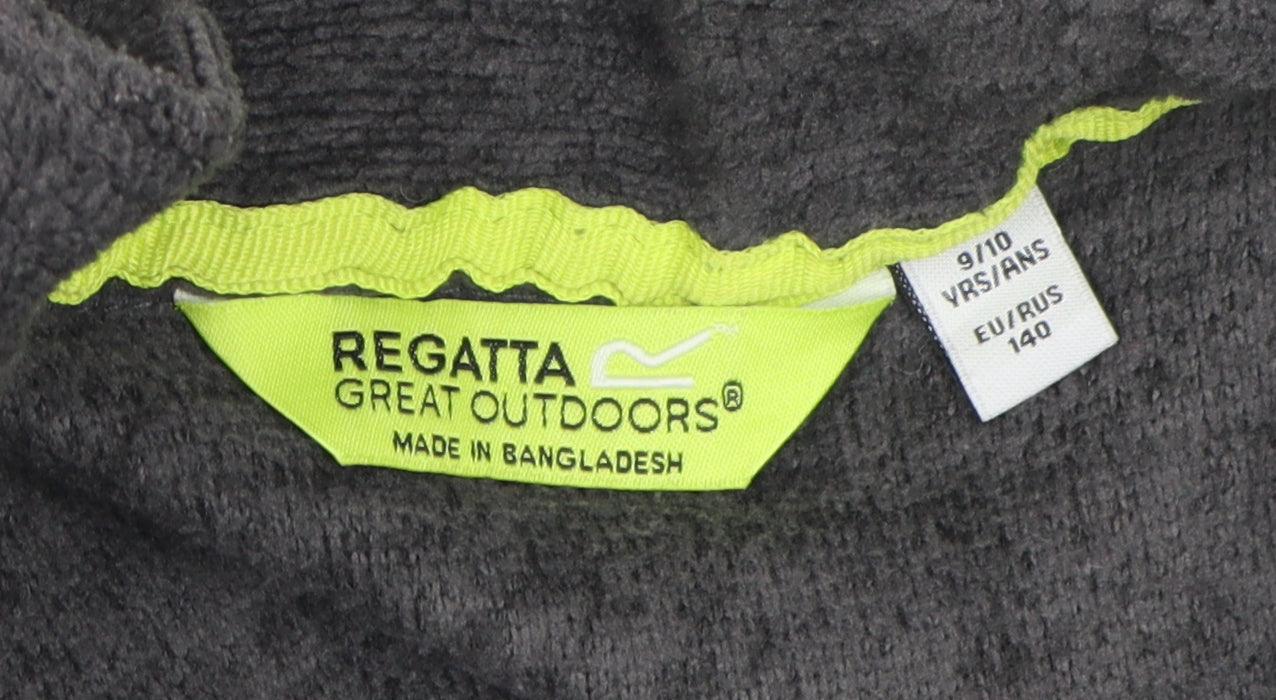 Regatta Boys Grey Track Jacket 9-10 Years Outdoor Zip