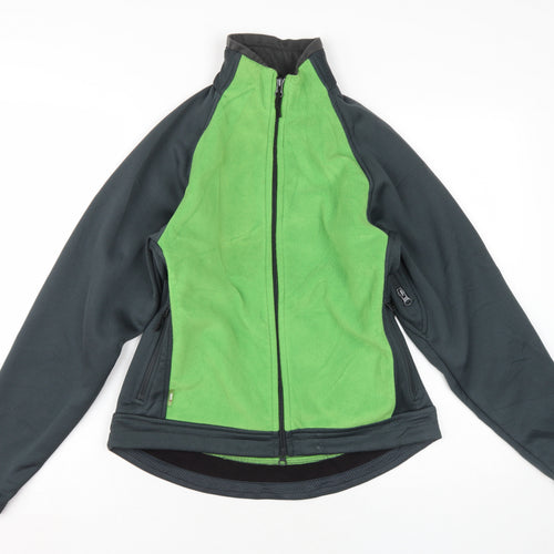 X:Life Women's Green Fleece Zip Jacket M 12-14