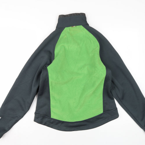 X:Life Women's Green Fleece Zip Jacket M 12-14