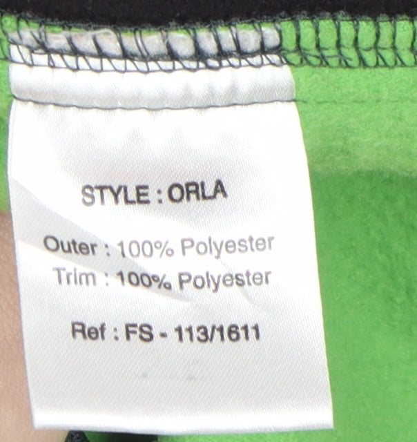 X:Life Women's Green Fleece Zip Jacket M 12-14