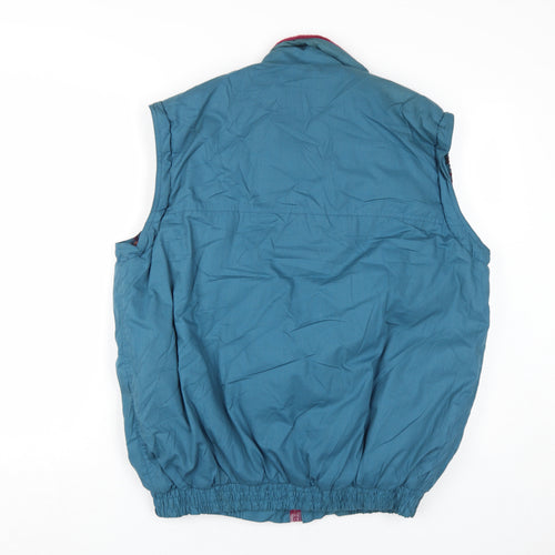 Regatta Blue Padded Waistcoat Lined Sleeveless Jacket L