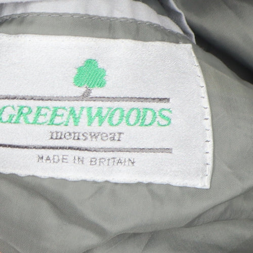 Greenwoods Men's Grey Windbreaker Jacket - Large