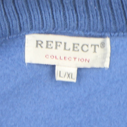 Reflect Women's Blue Basic Jacket L/XL Full Zip