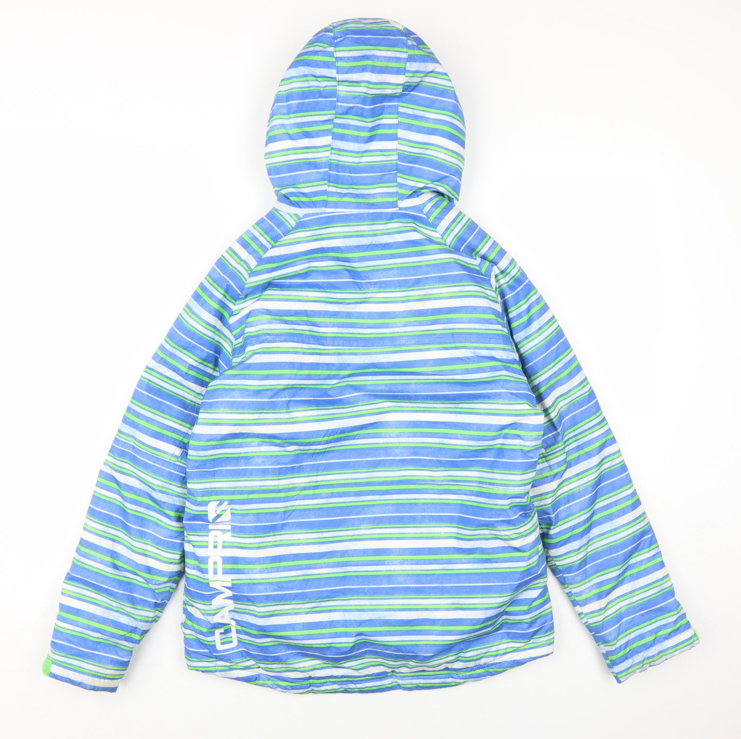 Campri Boys Blue Ski Jacket, 10 Years, Hooded Polyester