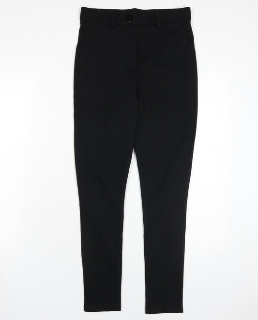 Zara Women's Black Skinny Trousers Size M