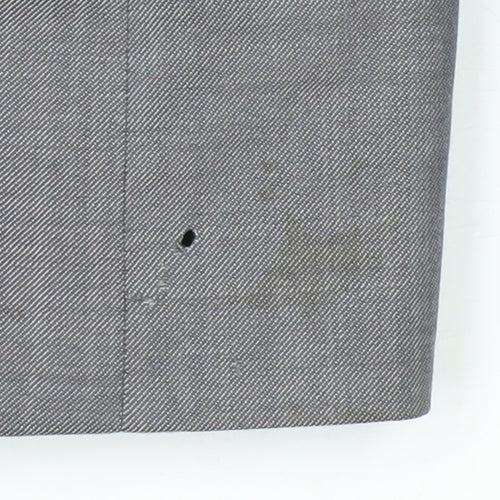 Ted Baker Men's Grey Blazer, Size 40R (Est), Wool, Formal