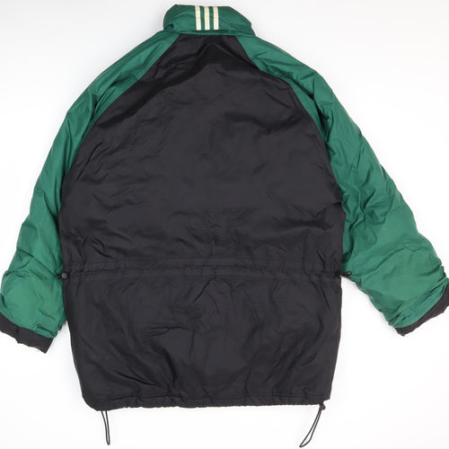 Adidas Men's Green Black 2XL Track Jacket Lightweight